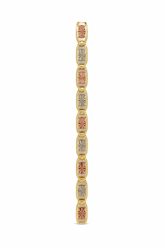 14K Tri-Color Valentino Chain 20'' - 2mm