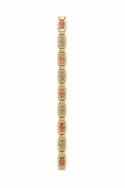 14K Tri-Color Valentino Chain 20'' - 2mm