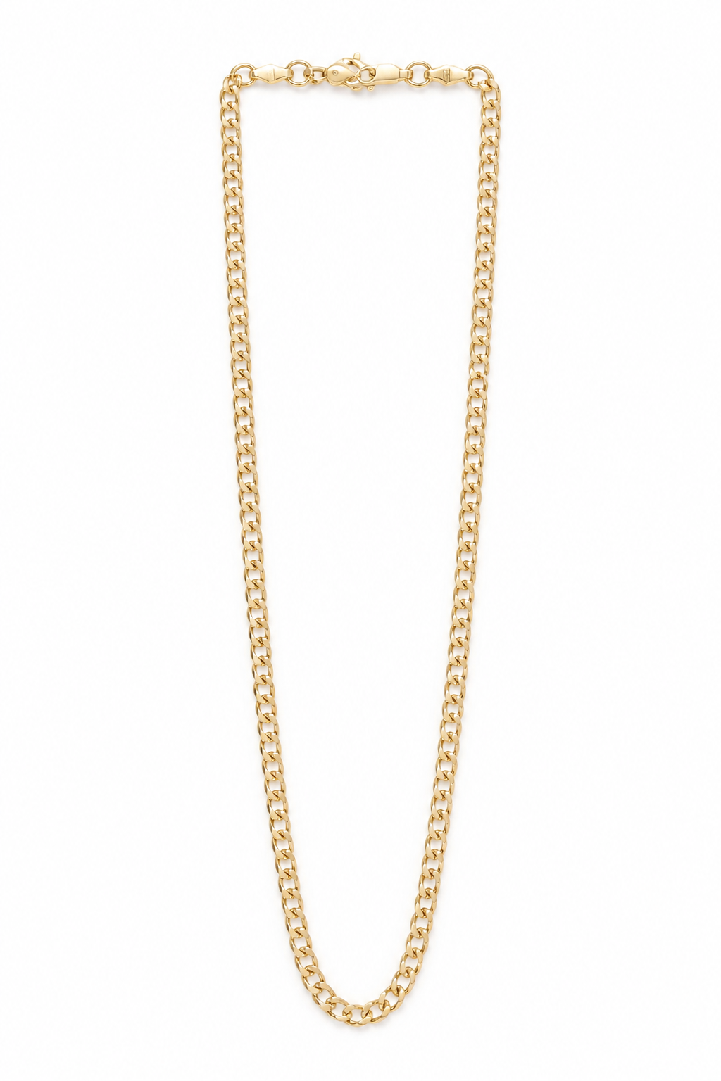 14K Cuban Italian Curb Chain 22'' - 5.8mm