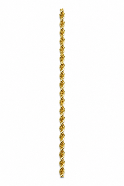 14K Diamond Cut Rope Chain 20'' - 1.8mm