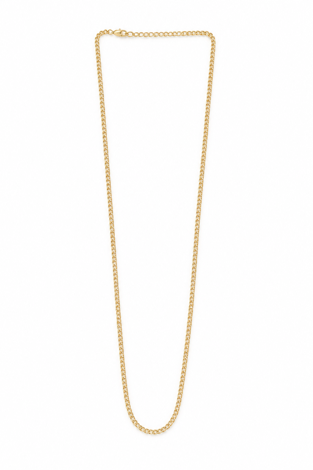 14K Cuban Italian Curb Chain 22'' - 3.3mm