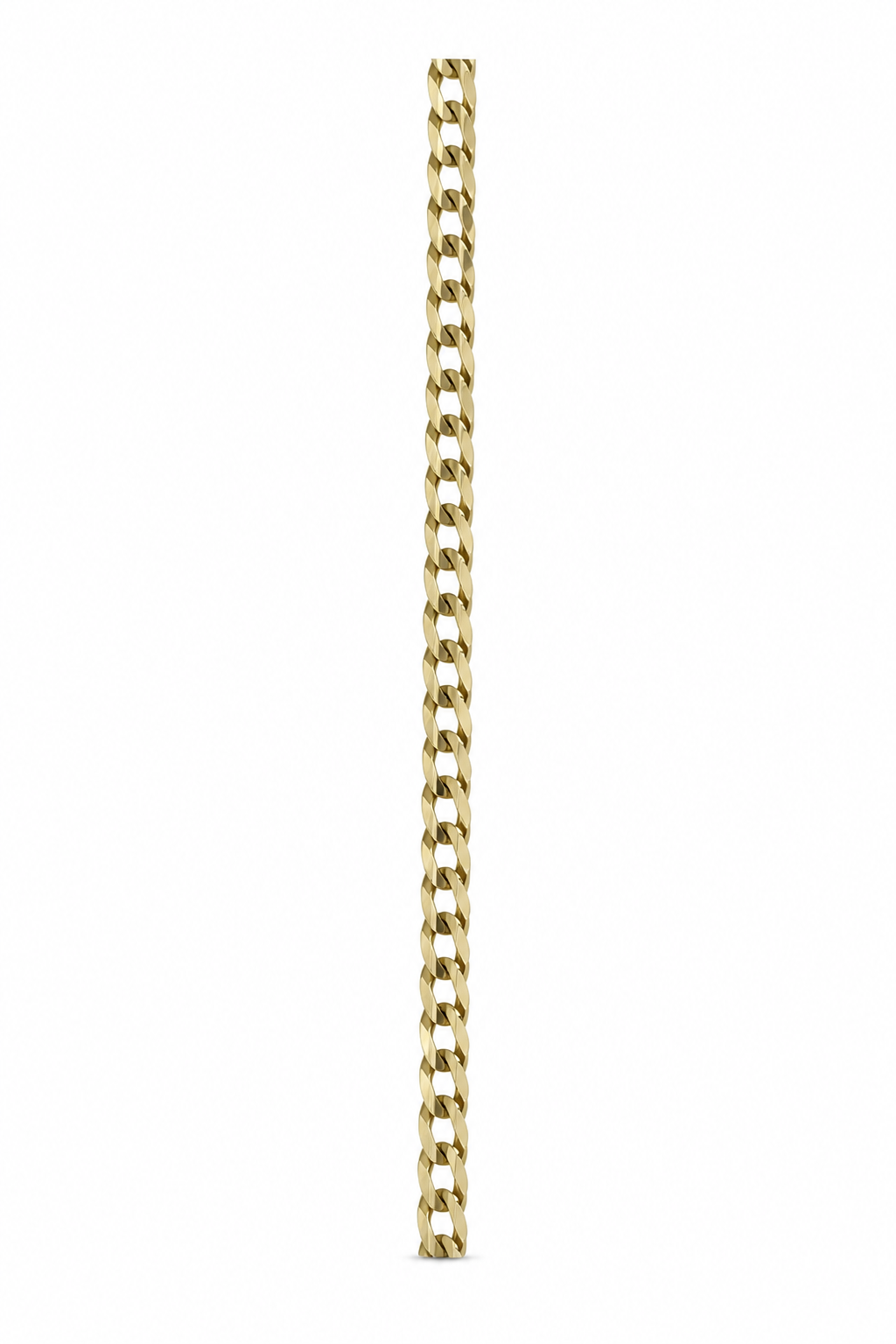14K Cuban Italian Curb Chain 22'' - 3.3mm