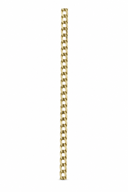 14K Cuban Italian Curb Chain 22'' - 3.3mm
